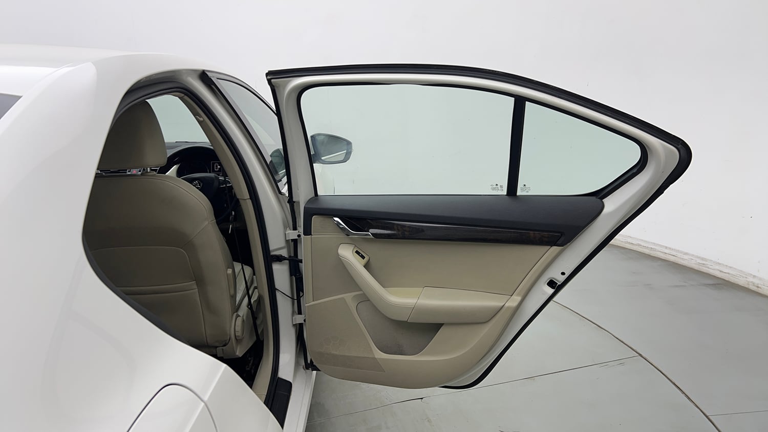 Used 2017 Skoda Octavia 1.8 TSI Ambition Plus AT Petrol Automatic interior RIGHT REAR DOOR OPEN VIEW
