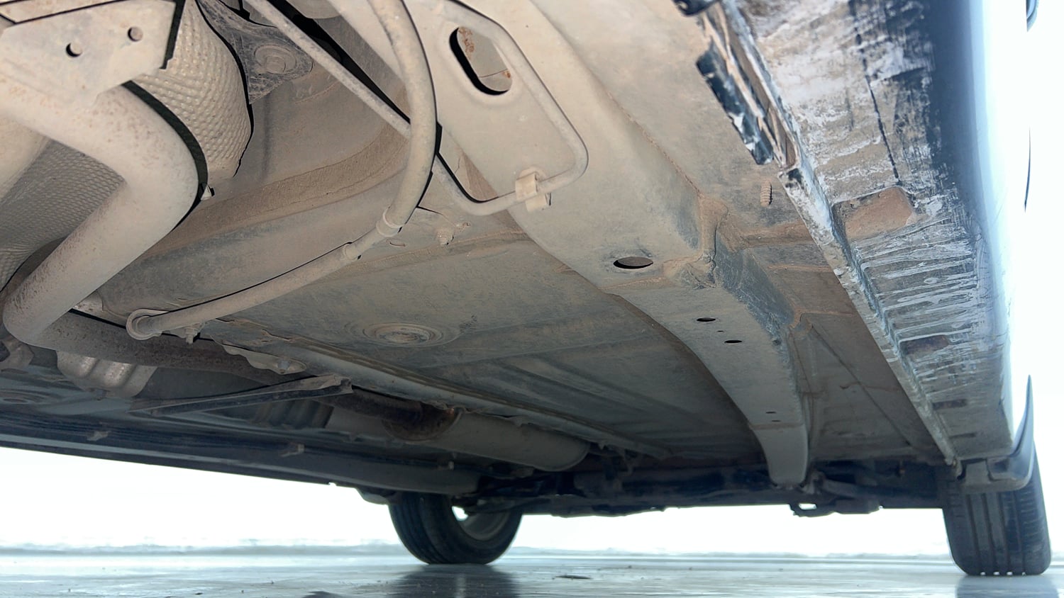 Used 2019 Toyota Glanza G Petrol Manual extra REAR RIGHT UNDERBODY VIEW