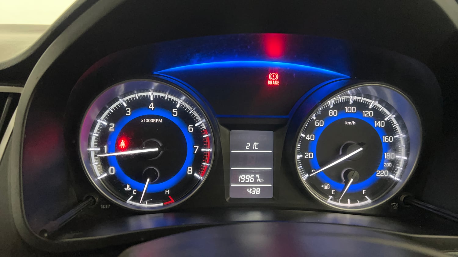 Used 2021 Maruti Suzuki Baleno Delta Petrol Manual interior CLUSTERMETER VIEW