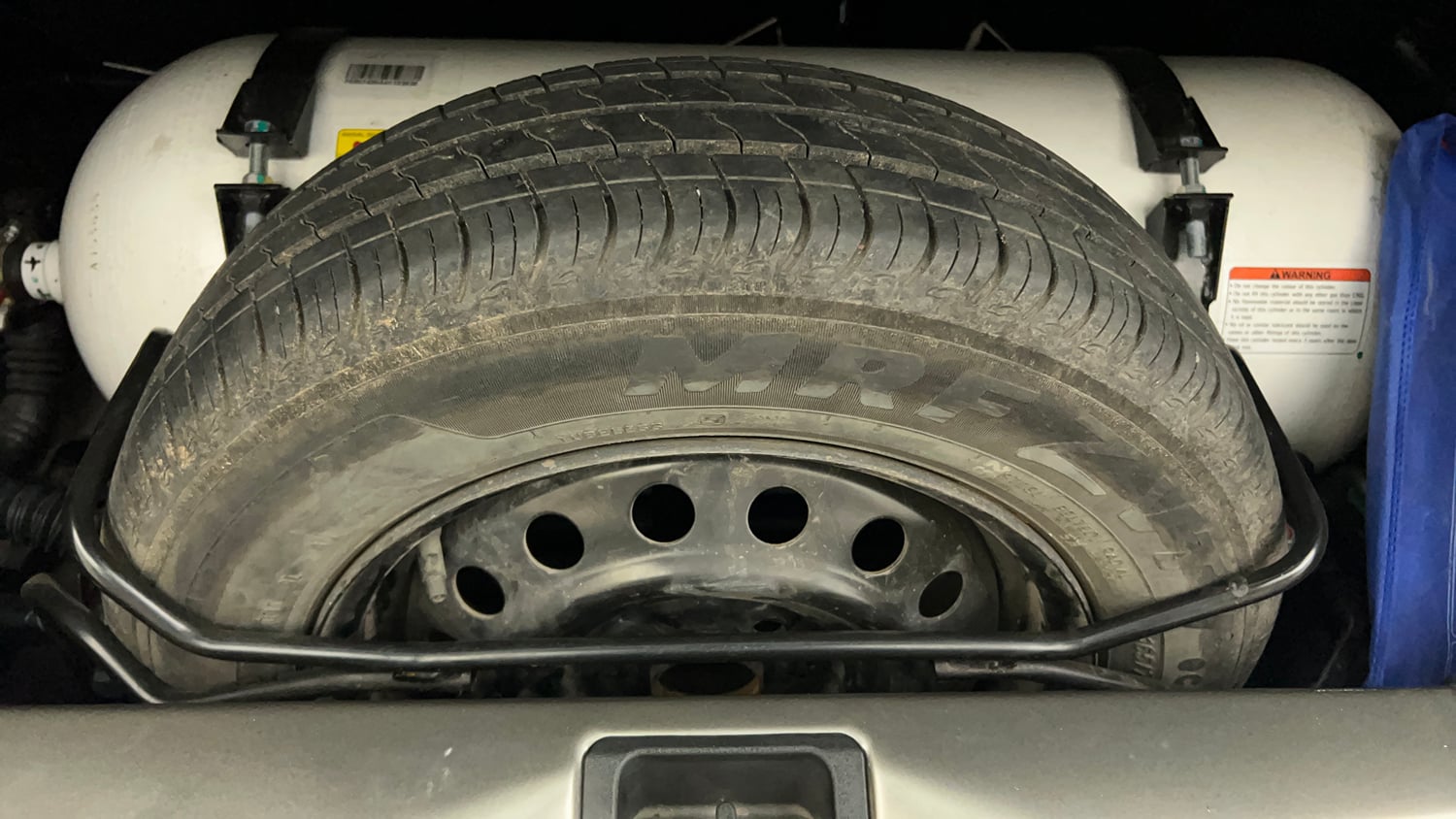 Used 2024 Maruti Suzuki Wagon R VXI 1.0 CNG Cng Manual tyres SPARE TYRE VIEW