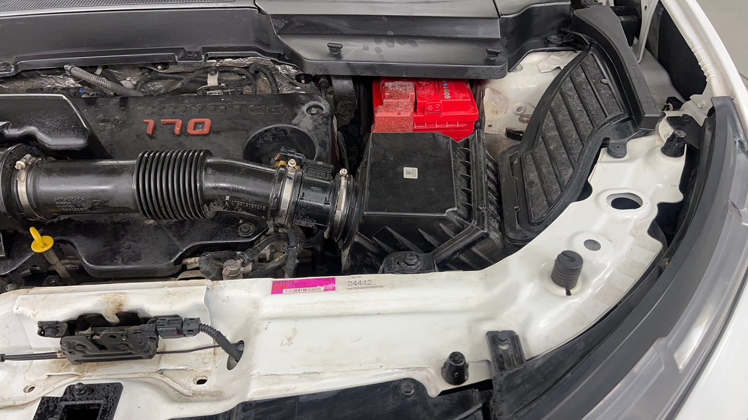 Used 2023 Tata Harrier XZA Plus Dual Tone Diesel Automatic engine ENGINE LEFT SIDE VIEW
