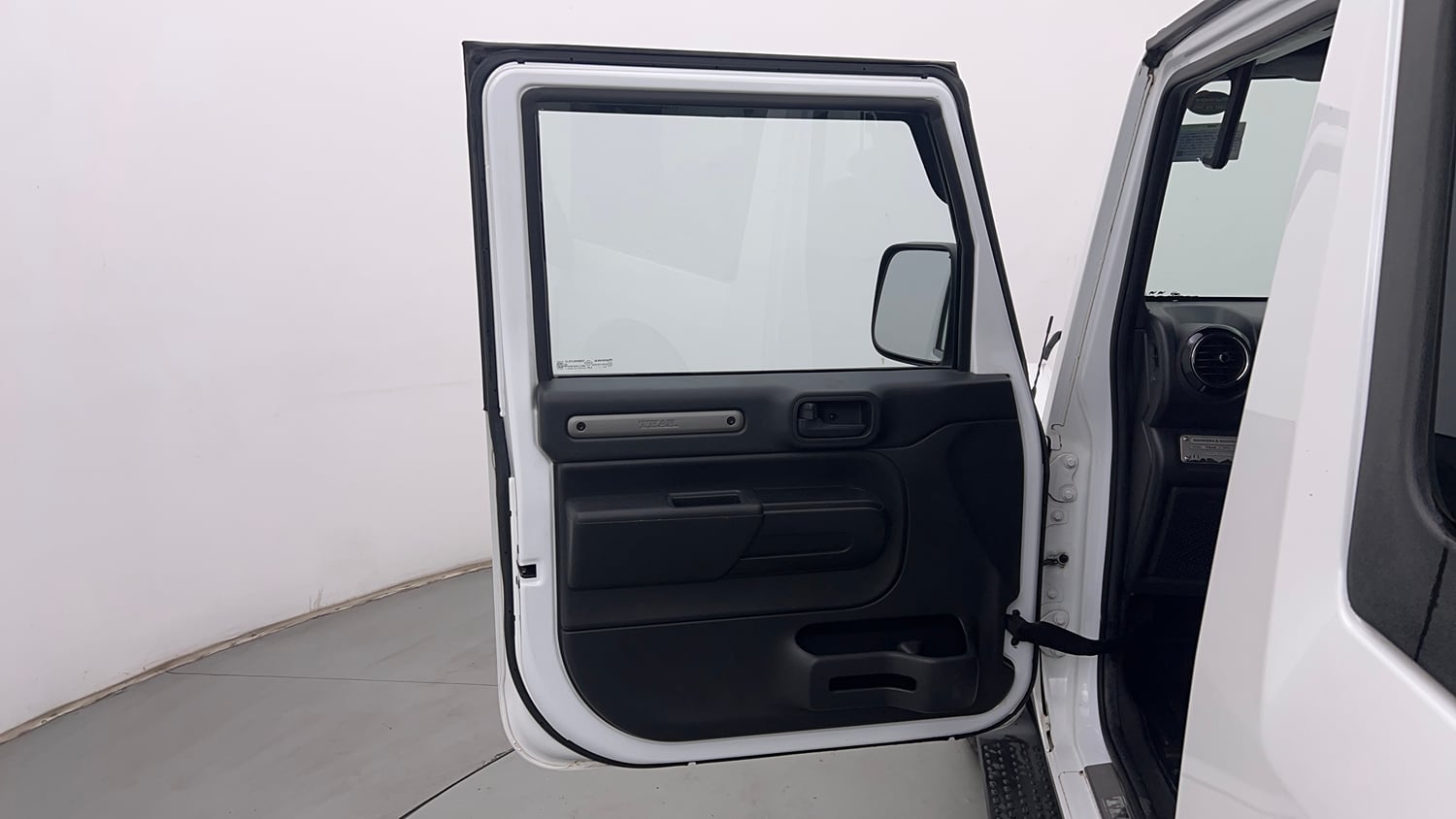 Used 2024 Mahindra Thar LX Hard Top Petrol AT RWD Petrol Automatic interior LEFT FRONT DOOR OPEN VIEW