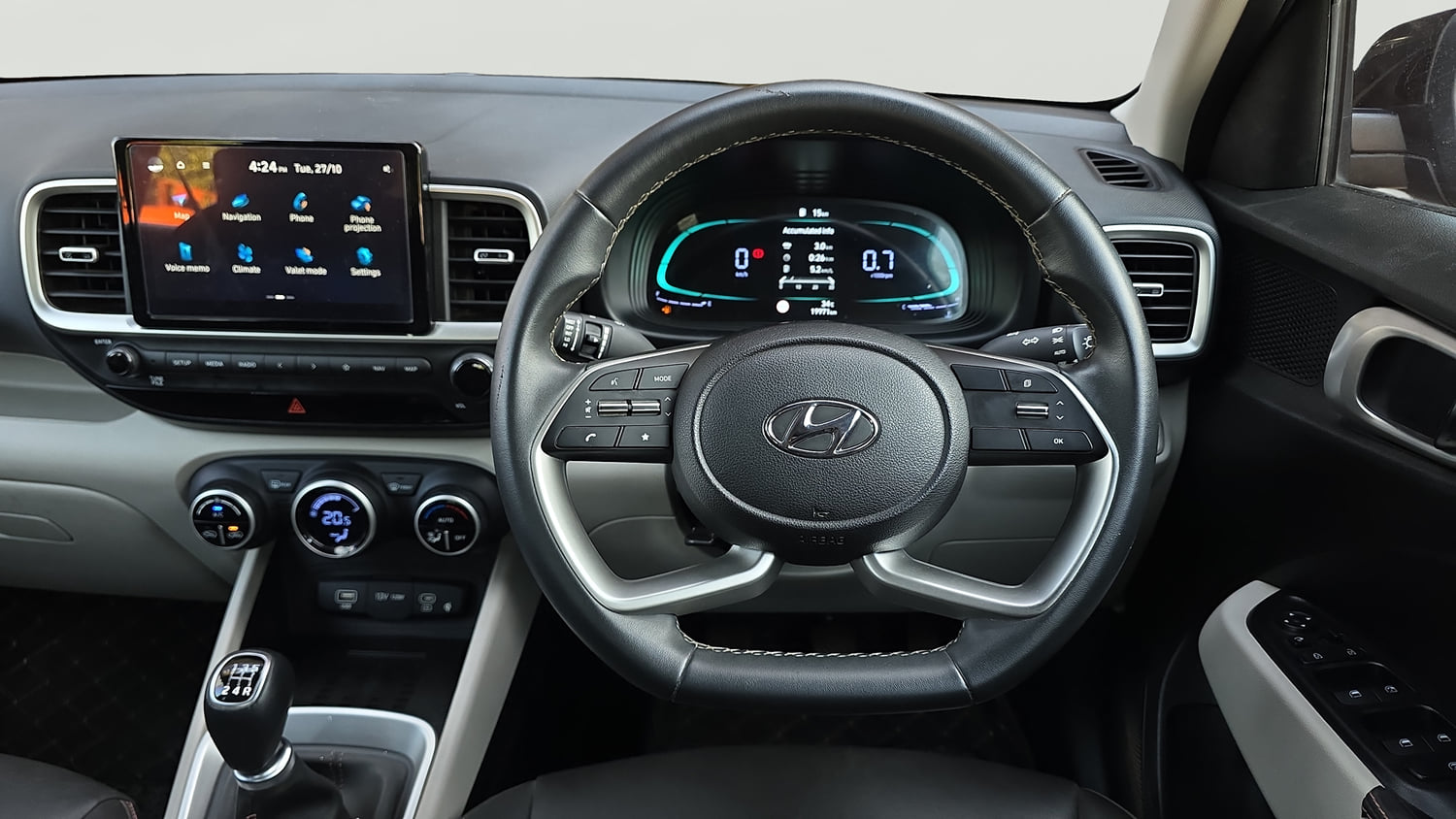 Used 2023 Hyundai Venue SX 1.2 Petrol Petrol Manual interior STEERING VIEW