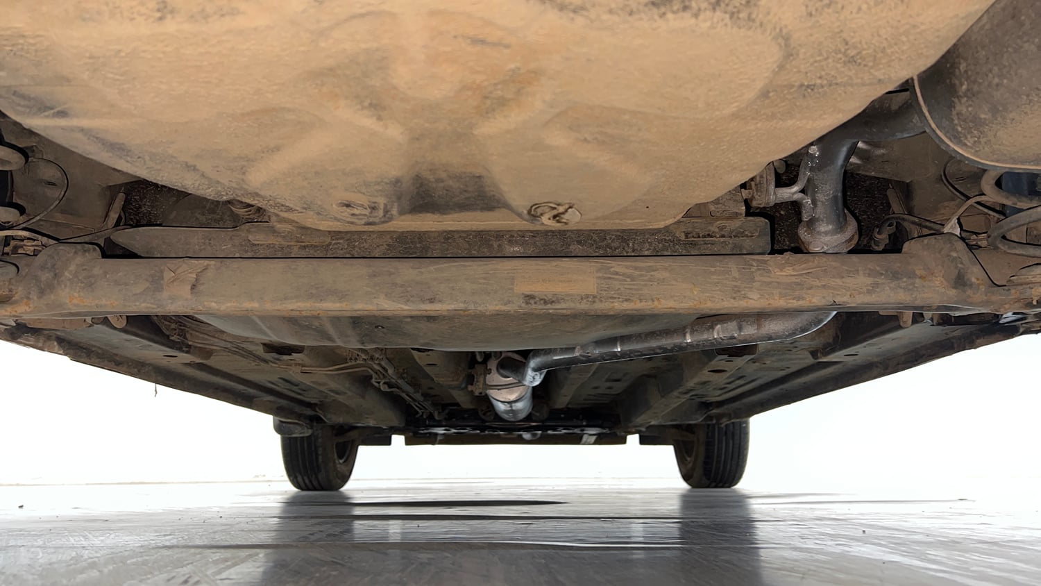 Used 2024 Tata Punch Pure MT Petrol Manual extra REAR UNDERBODY VIEW (TAKEN FROM REAR)