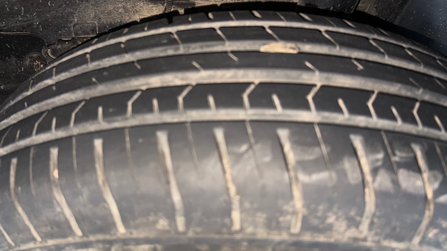 Used 2024 Tata Punch Pure MT Petrol Manual tyres LEFT REAR TYRE TREAD VIEW
