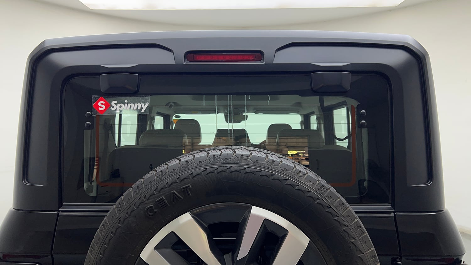 Used 2025 Mahindra Thar Roxx AX7 L Diesel AT 2WD Diesel Automatic exterior BACK WINDSHIELD VIEW