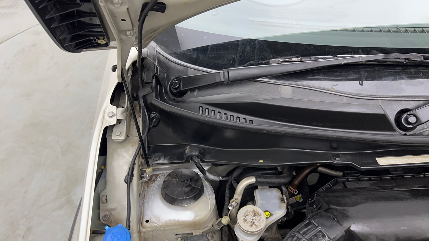 Used 2020 Maruti Suzuki Ignis Alpha 1.2 AMT Petrol Automatic engine ENGINE RIGHT SIDE HINGE & APRON VIEW