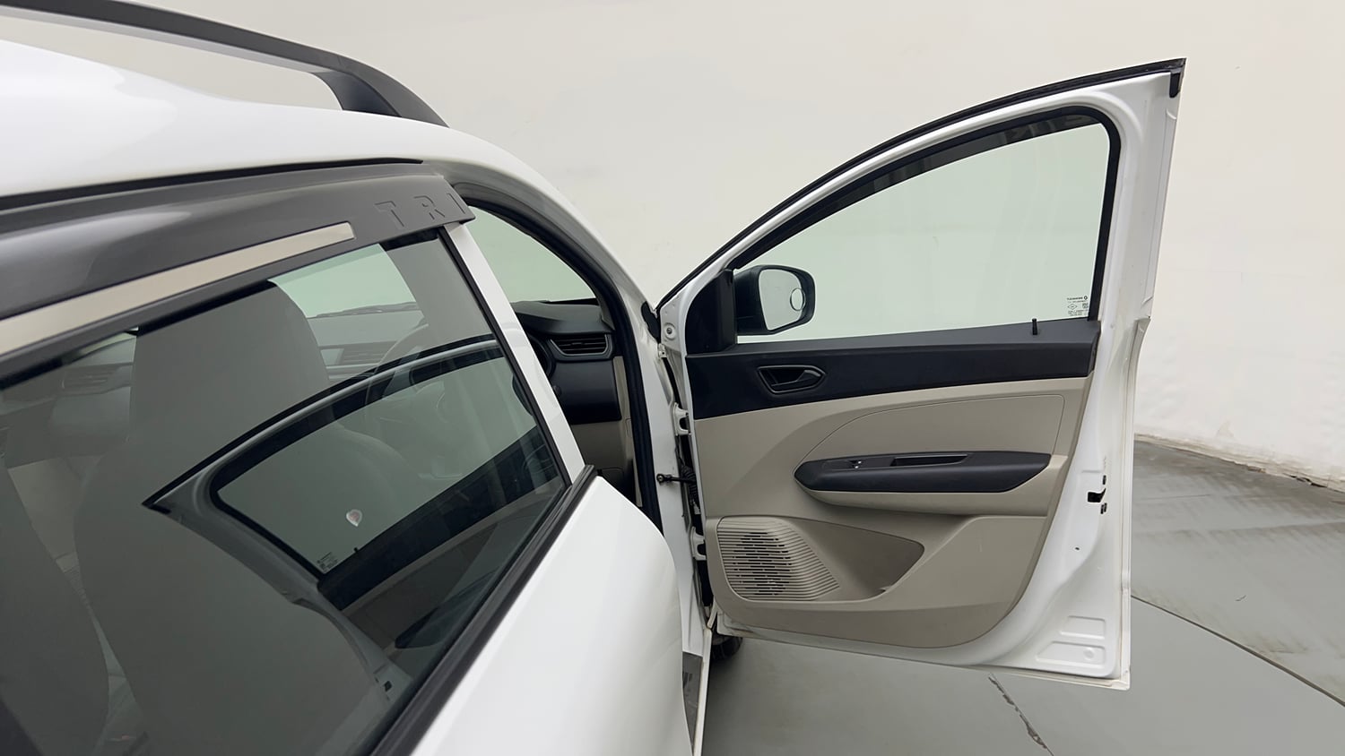 Used 2022 Renault Triber RXE Petrol Manual interior RIGHT FRONT DOOR OPEN VIEW