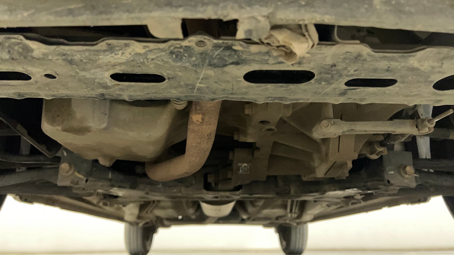 Used 2021 Maruti Suzuki S-Presso VXi CNG Cng Manual extra FRONT LEFT UNDERBODY VIEW