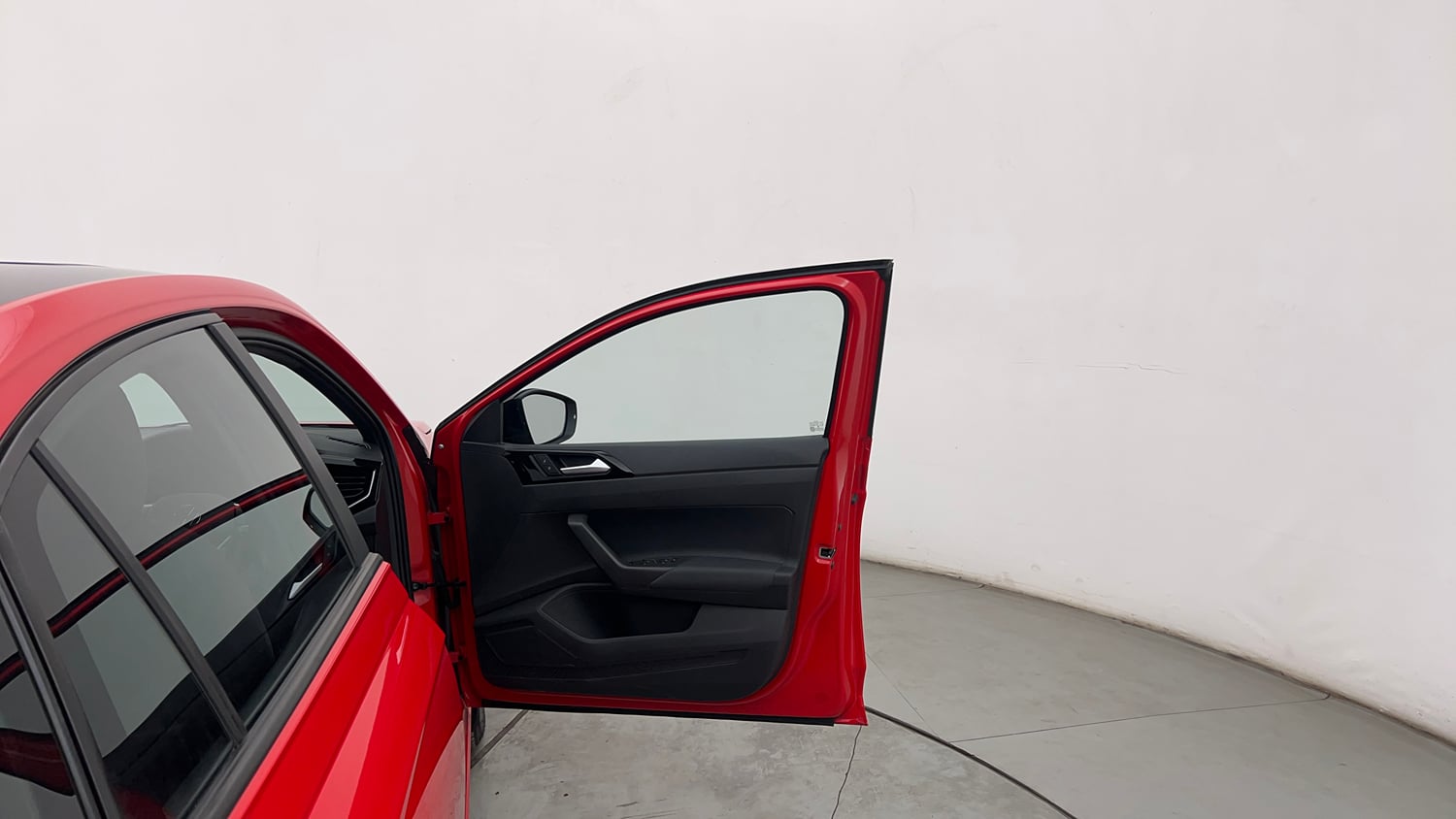 Used 2025 Volkswagen Virtus GT Line 1.0 TSI AT Petrol Automatic interior RIGHT FRONT DOOR OPEN VIEW