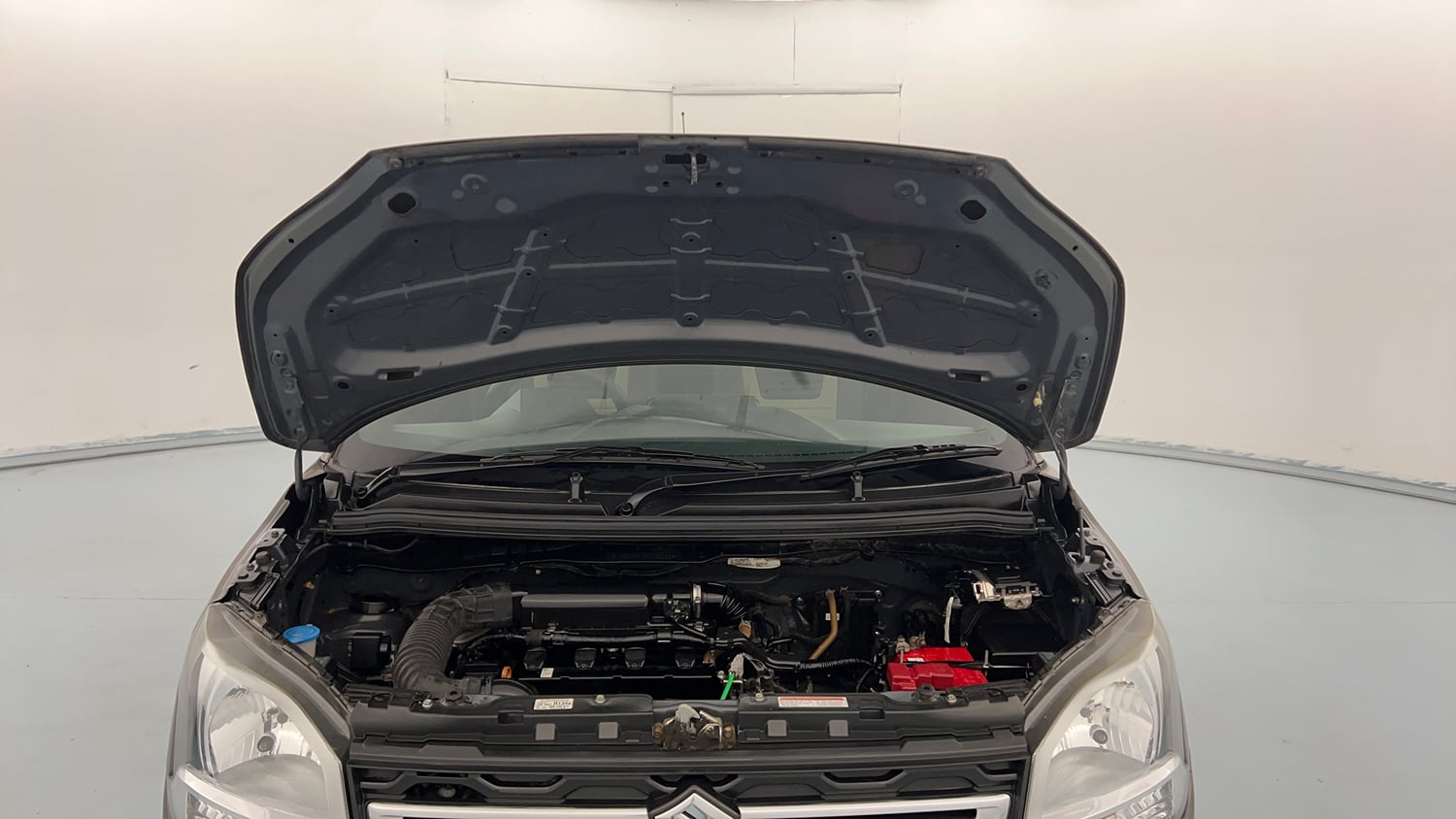 Used 2023 Maruti Suzuki Wagon R ZXI Plus 1.2 Petrol Manual engine ENGINE & BONNET OPEN FRONT VIEW