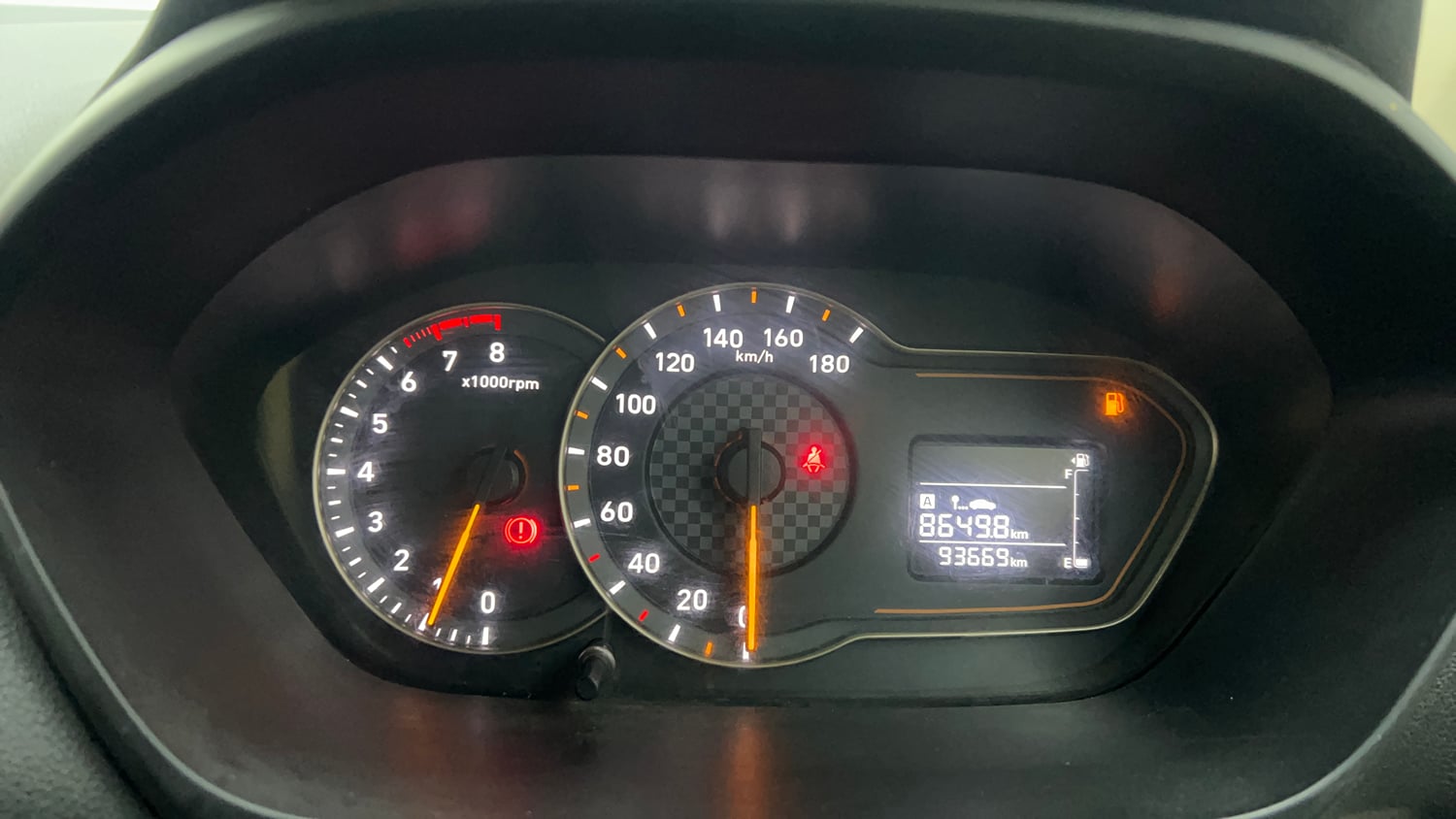 Used 2020 Hyundai Santro Asta Petrol Manual interior CLUSTERMETER VIEW