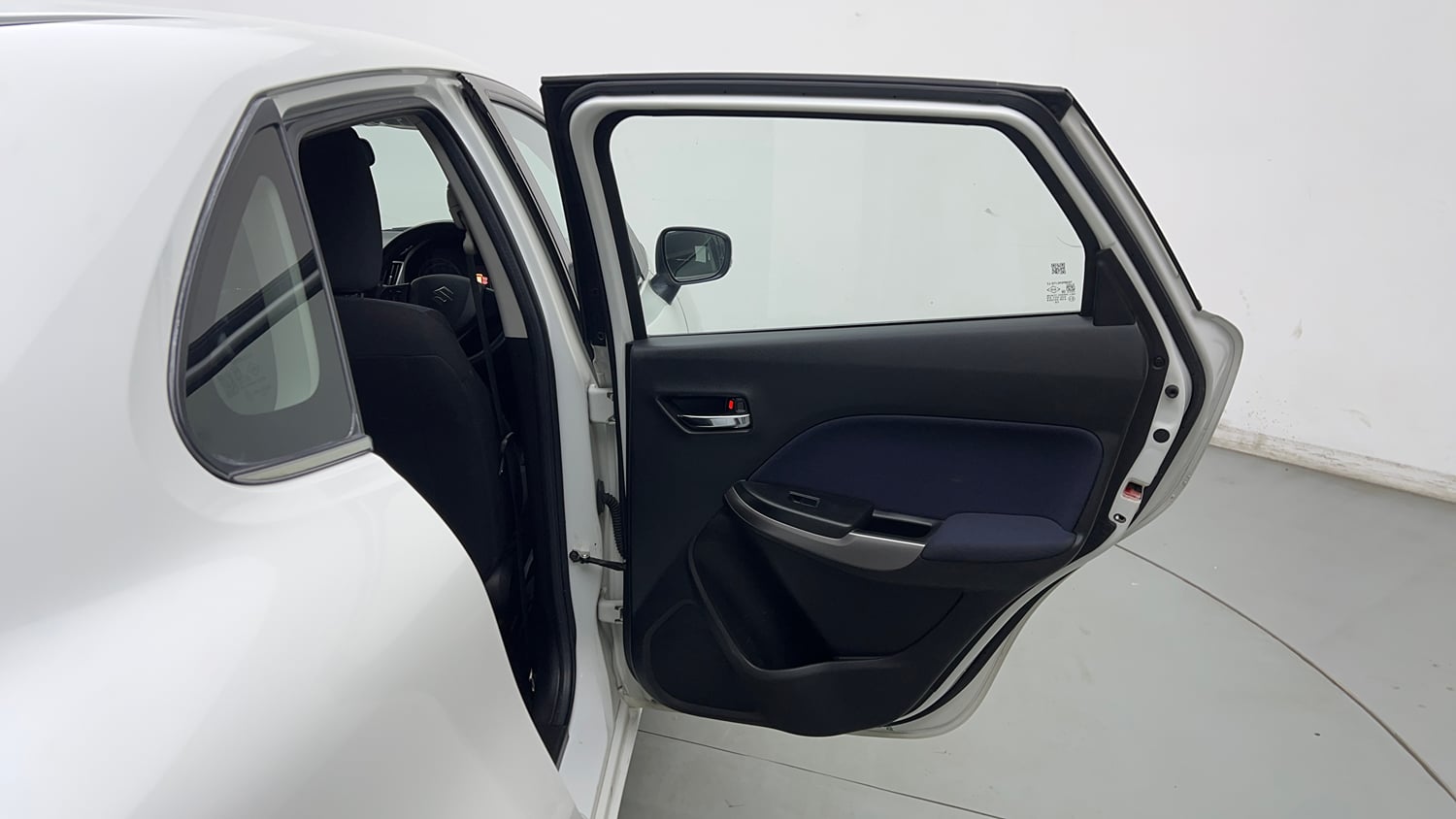 Used 2021 Maruti Suzuki Baleno Zeta Petrol Manual interior RIGHT REAR DOOR OPEN VIEW