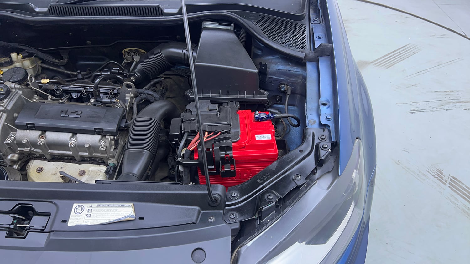 Used 2016 Volkswagen Ameo Comfortline 1.2L (P) Petrol Manual engine ENGINE LEFT SIDE VIEW