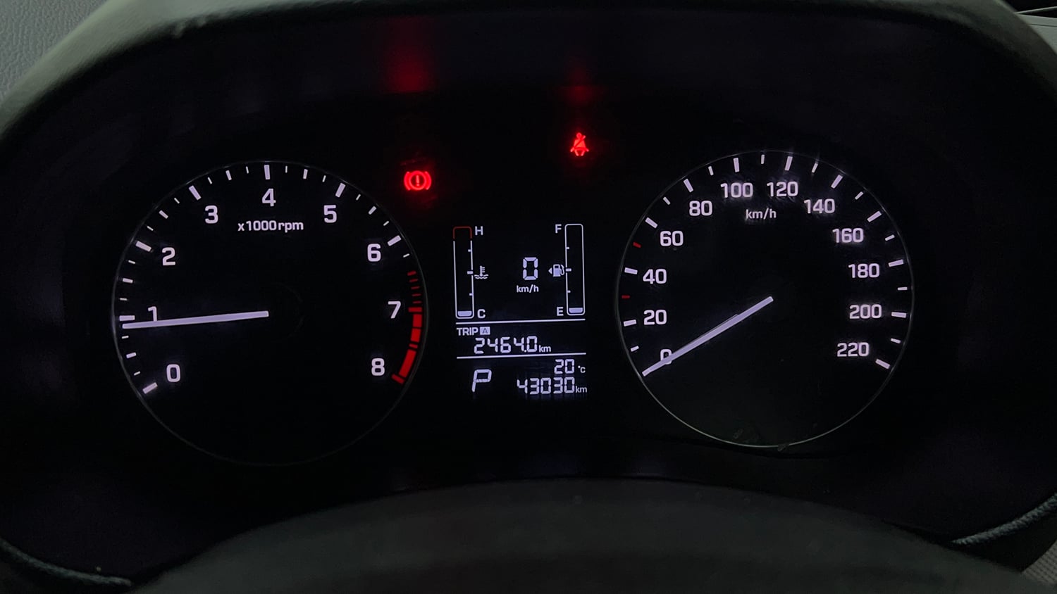 Used 2019 Hyundai Creta SX 1.6 AT Petrol Petrol Automatic interior CLUSTERMETER VIEW