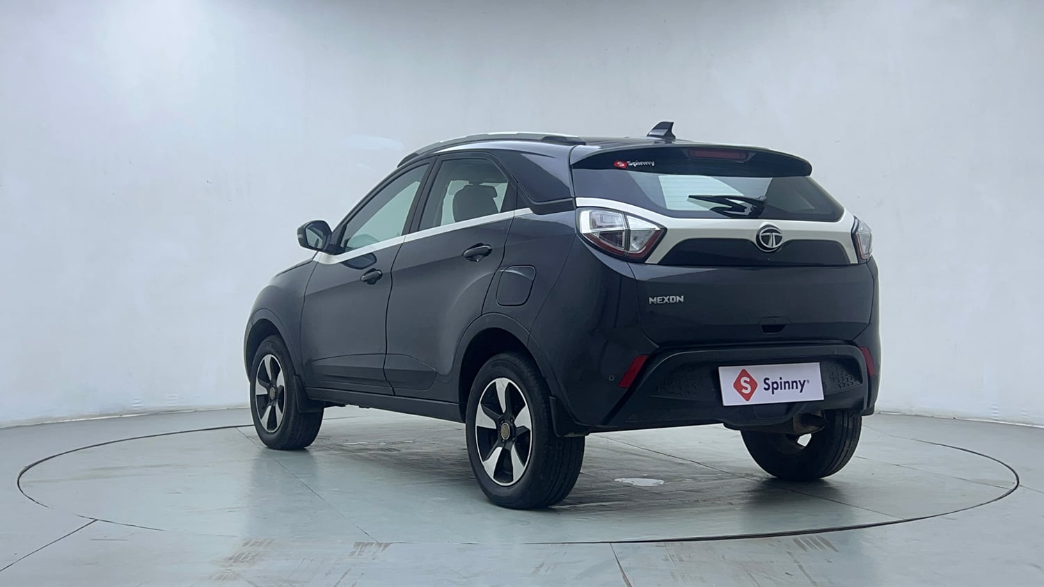 Used 2019 Tata Nexon XZA Plus Petrol Petrol Automatic exterior LEFT REAR CORNER VIEW