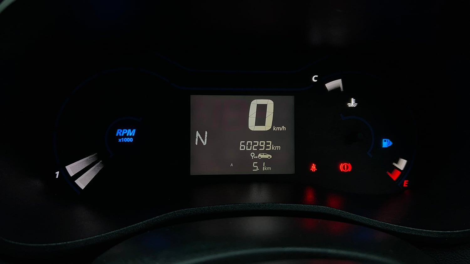 Used 2020 Renault Kwid CLIMBER 1.0 AMT Opt Petrol Automatic interior CLUSTERMETER VIEW