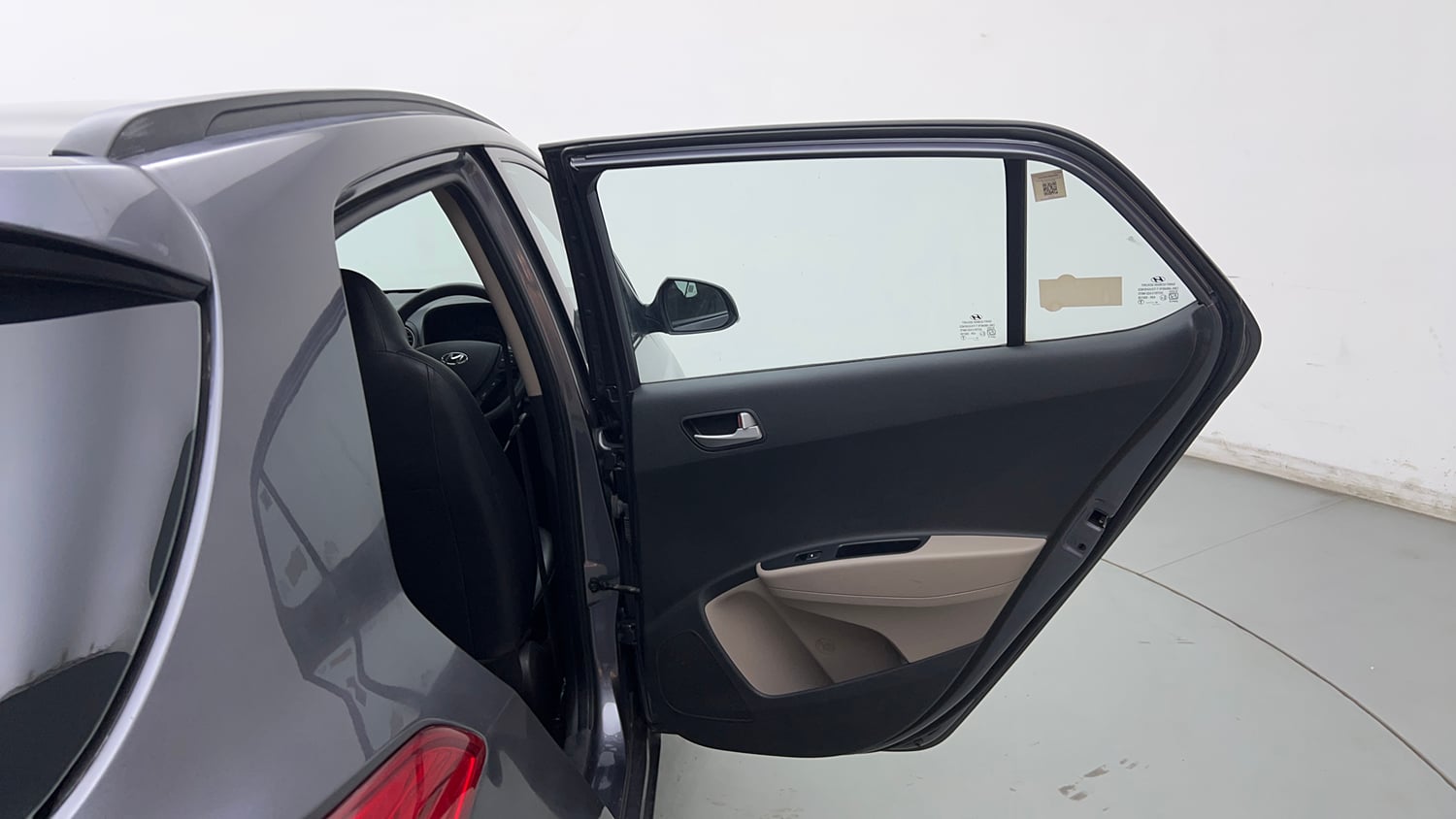 Used 2018 Hyundai Grand i10 Sportz 1.2 Kappa VTVT Petrol Manual interior RIGHT REAR DOOR OPEN VIEW