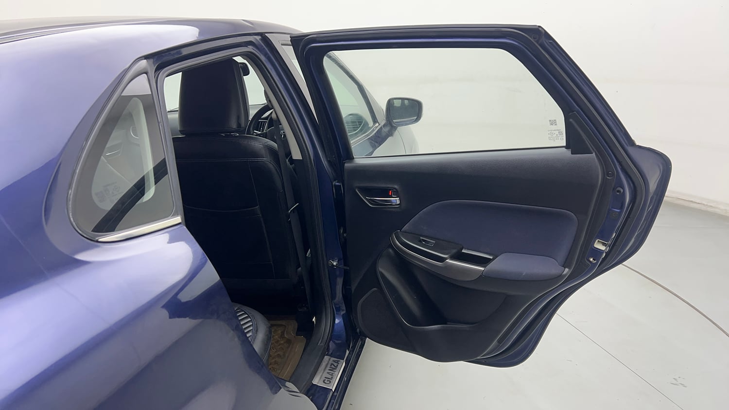 Used 2019 Toyota Glanza G Petrol Manual interior RIGHT REAR DOOR OPEN VIEW