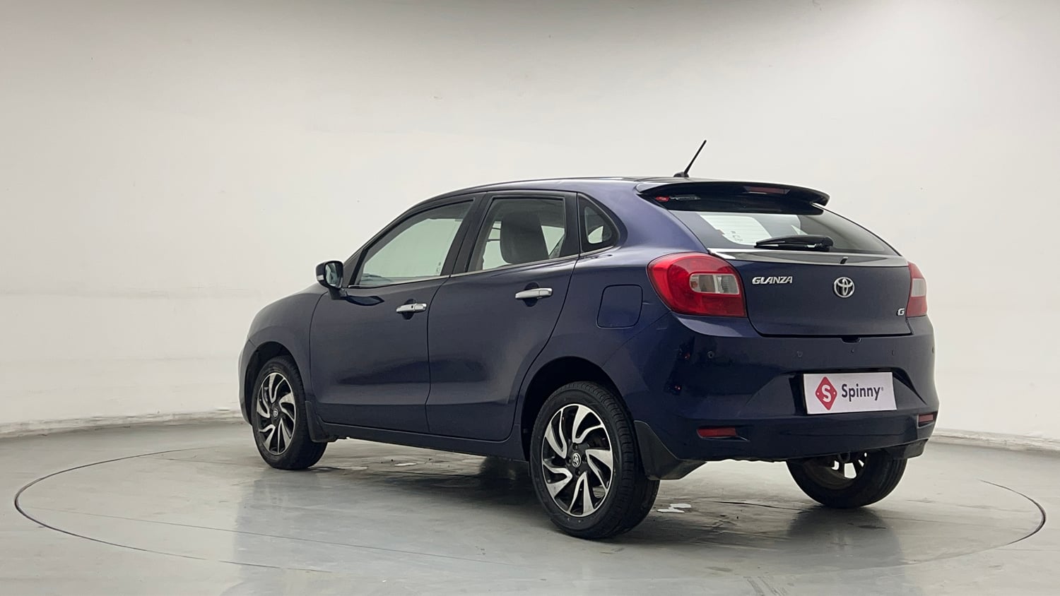 Used 2019 Toyota Glanza G Petrol Manual exterior LEFT REAR CORNER VIEW