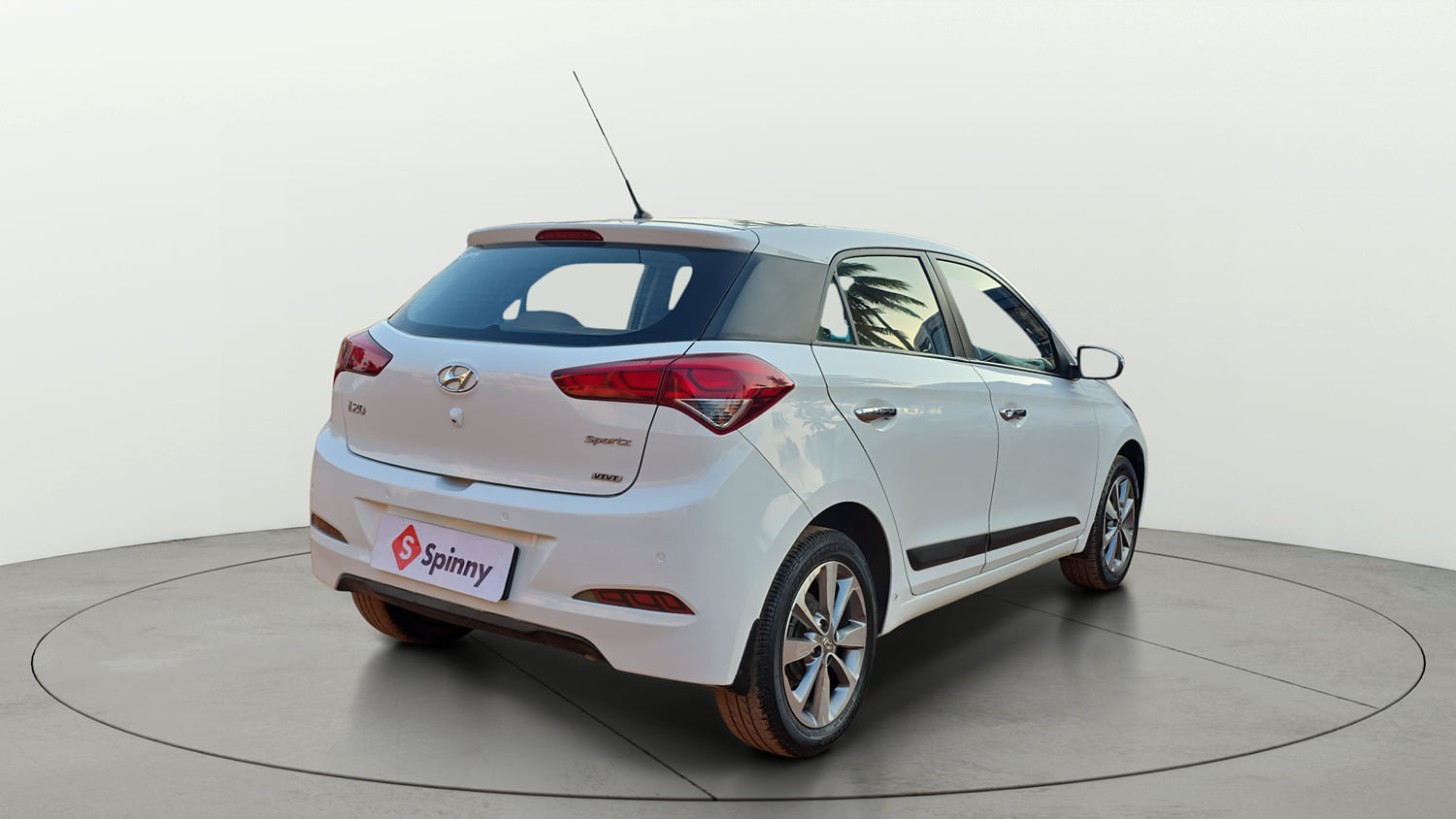 Used 2015 Hyundai Elite i20 Sportz 1.2 (O) Petrol Manual exterior RIGHT REAR CORNER VIEW