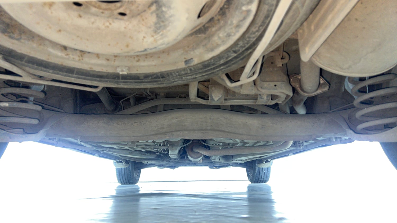 Used 2017 Honda BR-V VX Petrol Petrol Manual extra REAR UNDERBODY VIEW (TAKEN FROM REAR)