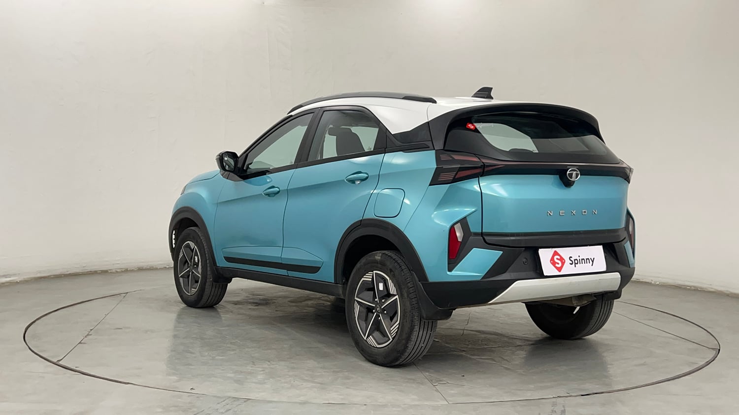 Used 2024 Tata Nexon Creative 1.2 Revotron Petrol 6AMT DT Petrol Automatic exterior LEFT REAR CORNER VIEW