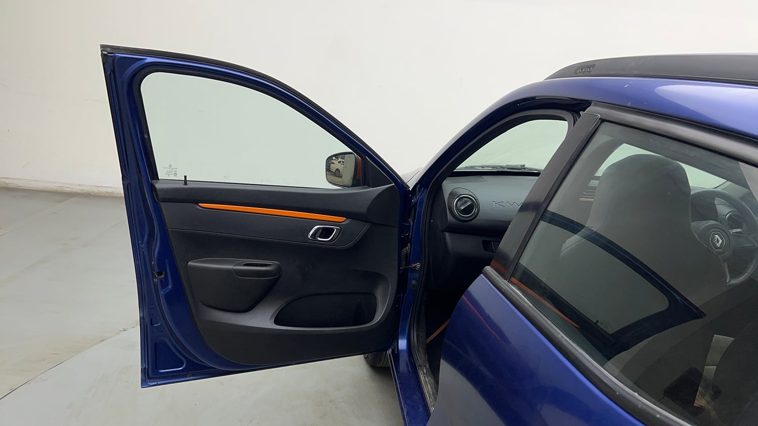 Used 2020 Renault Kwid CLIMBER 1.0 AMT Opt Petrol Automatic interior LEFT FRONT DOOR OPEN VIEW