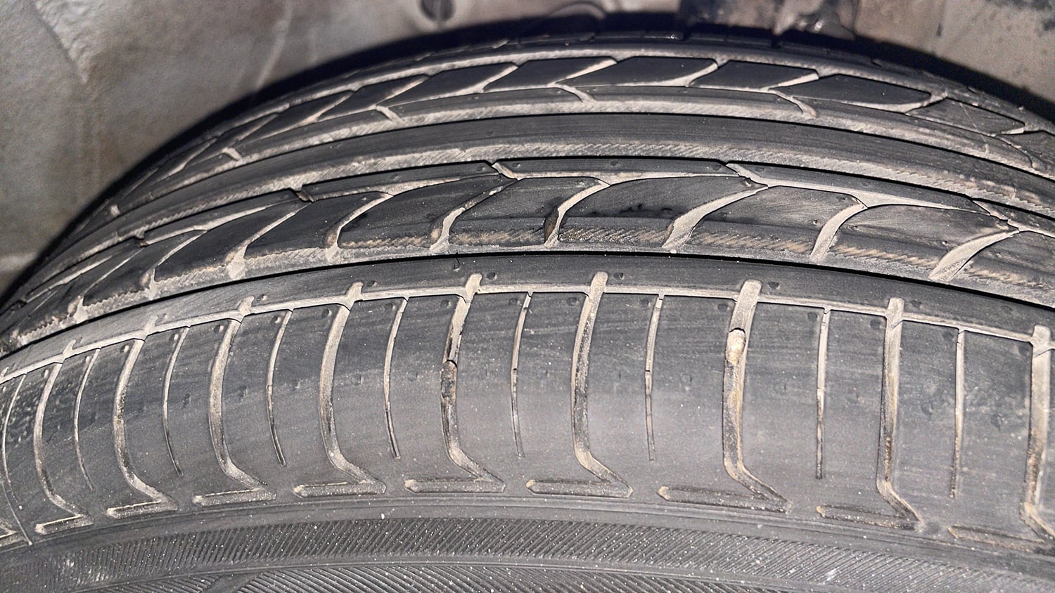 Used 2016 Honda Jazz VX Petrol Petrol Manual tyres RIGHT FRONT TYRE TREAD VIEW