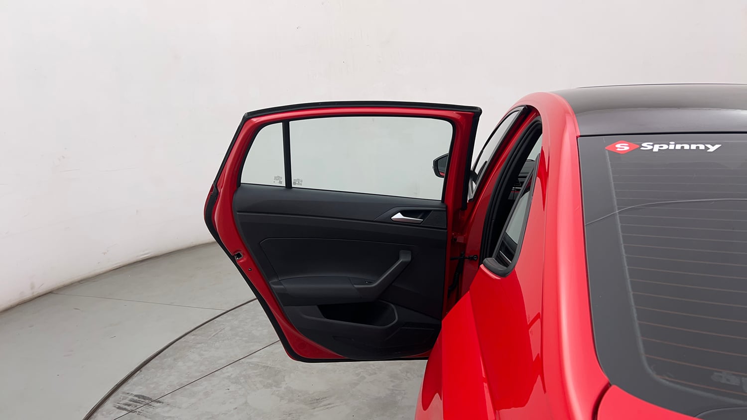 Used 2025 Volkswagen Virtus GT Line 1.0 TSI AT Petrol Automatic interior LEFT REAR DOOR OPEN VIEW