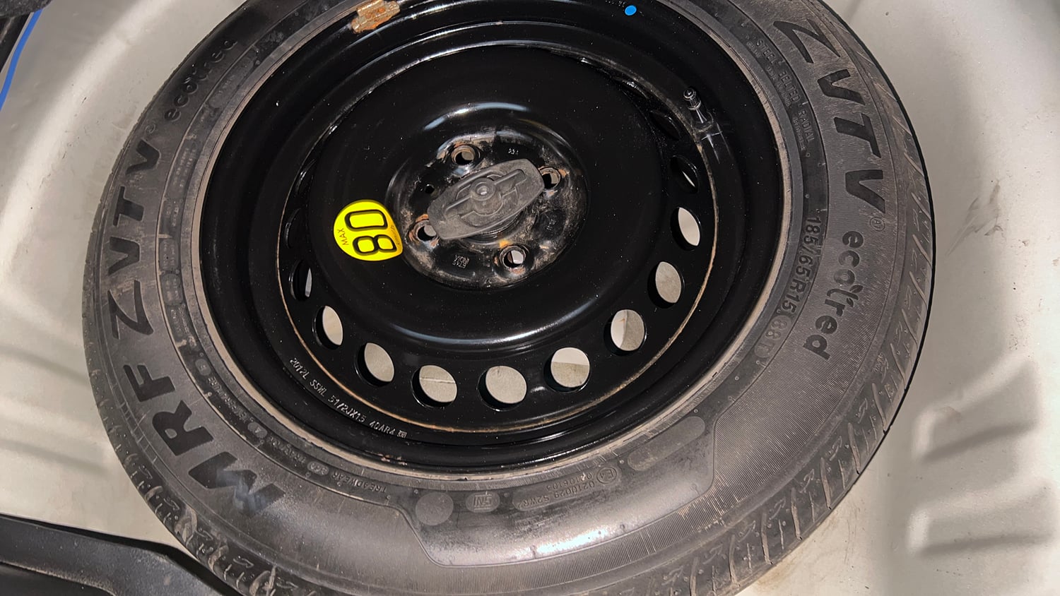 Used 2021 Maruti Suzuki Baleno Zeta Petrol Manual tyres SPARE TYRE VIEW