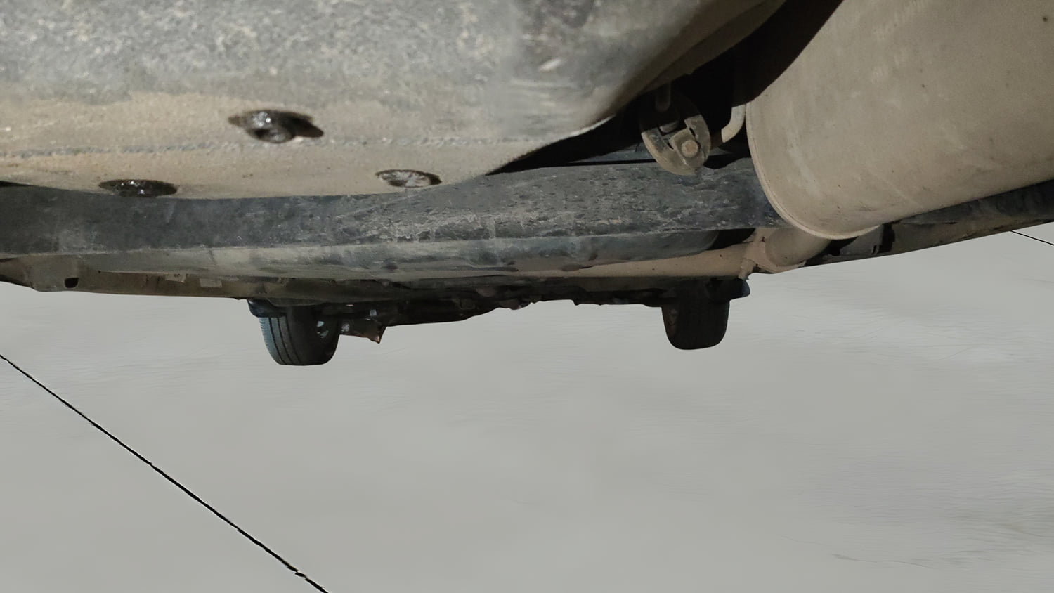 Used 2018 Tata Tiago Revotorq XZ Diesel Manual extra REAR UNDERBODY VIEW (TAKEN FROM REAR)