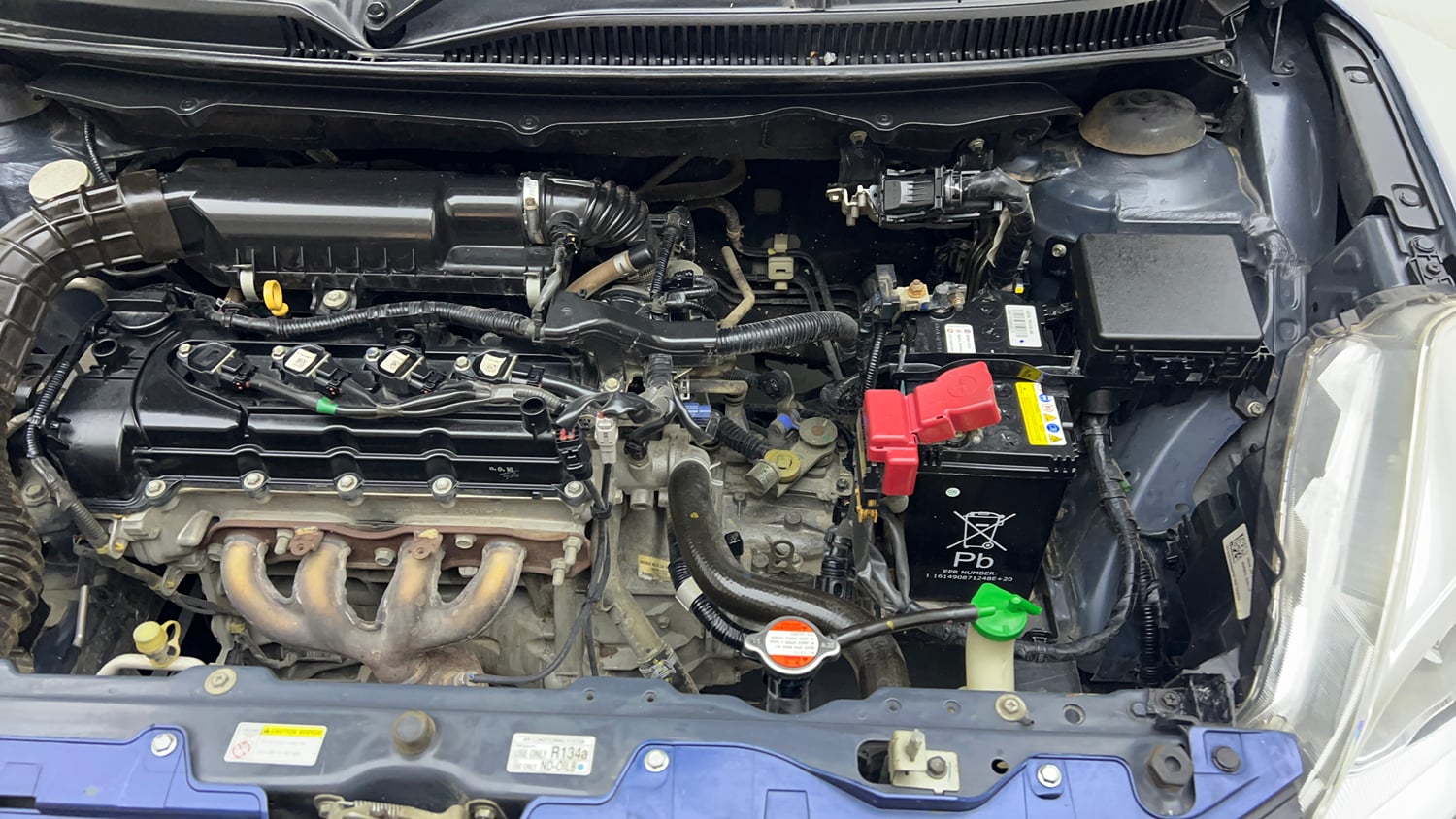 Used 2018 Maruti Suzuki Baleno Delta 1.2 Petrol Manual engine ENGINE LEFT SIDE VIEW