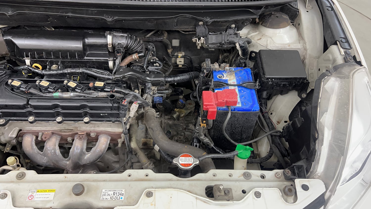 Used 2017 Maruti Suzuki Baleno Delta 1.2 Petrol Manual engine ENGINE LEFT SIDE VIEW