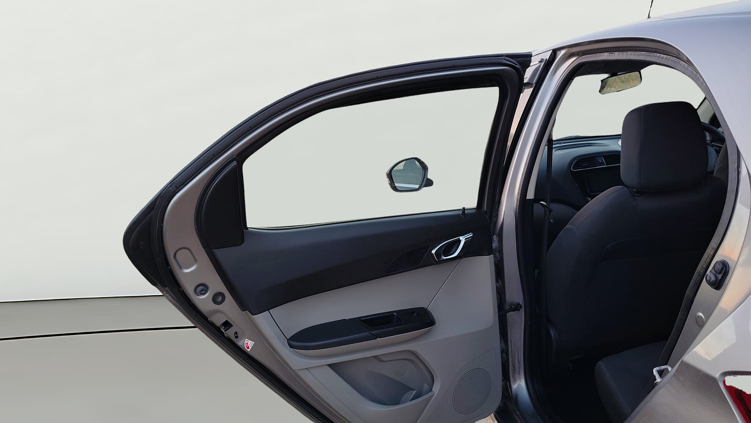 Used 2019 Tata Tiago Revotron XZ Plus Petrol Manual interior LEFT REAR DOOR OPEN VIEW