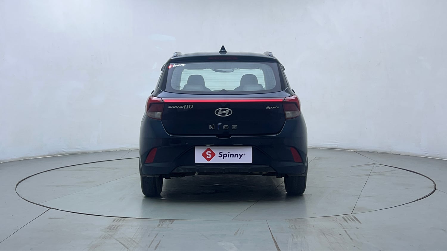 Used 2024 Hyundai Grand i10 Nios Sportz 1.2 Kappa AMT Petrol Automatic exterior BACK VIEW