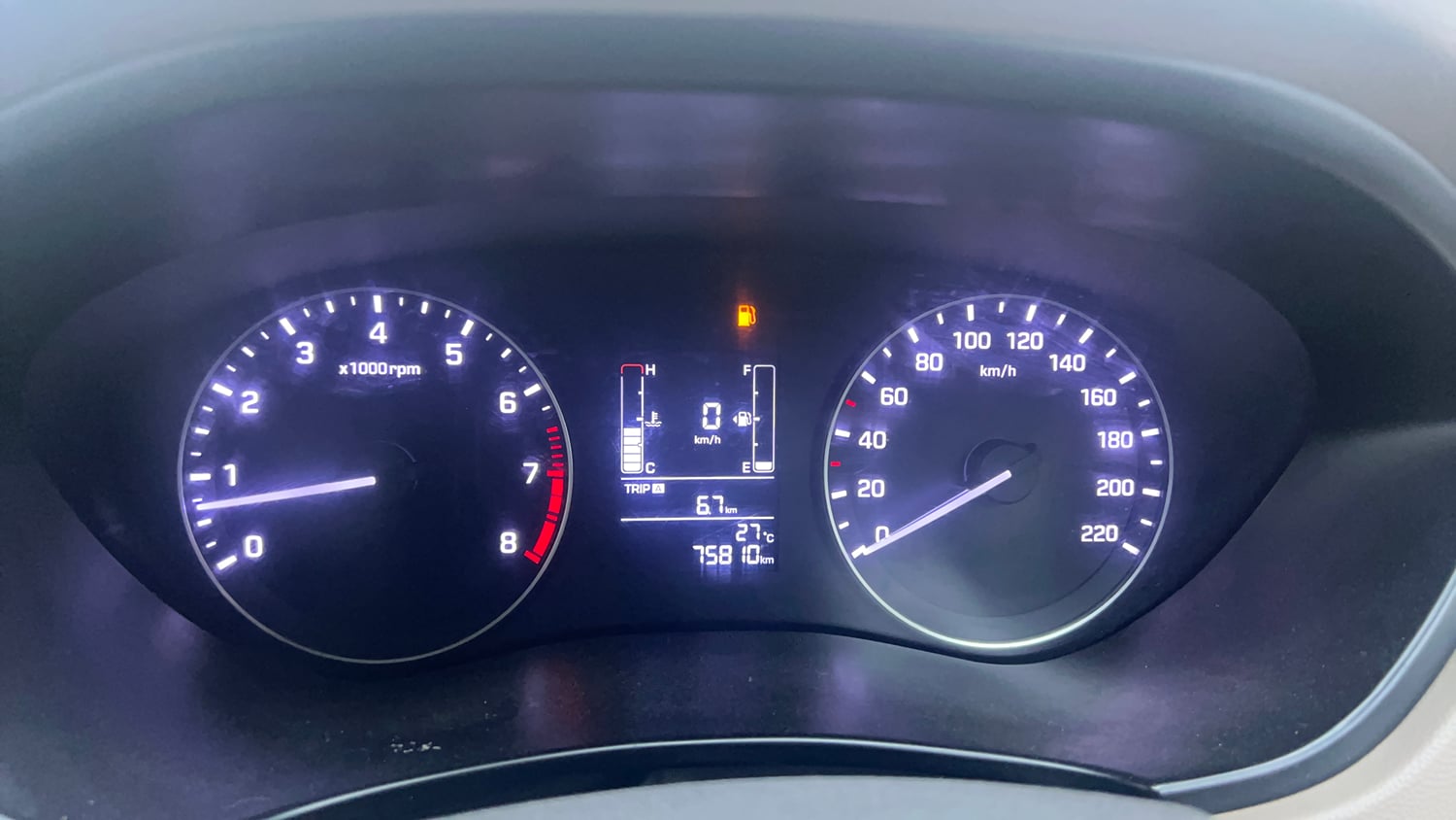 Used 2015 Hyundai Elite i20 Sportz 1.2 Petrol Manual interior CLUSTERMETER VIEW