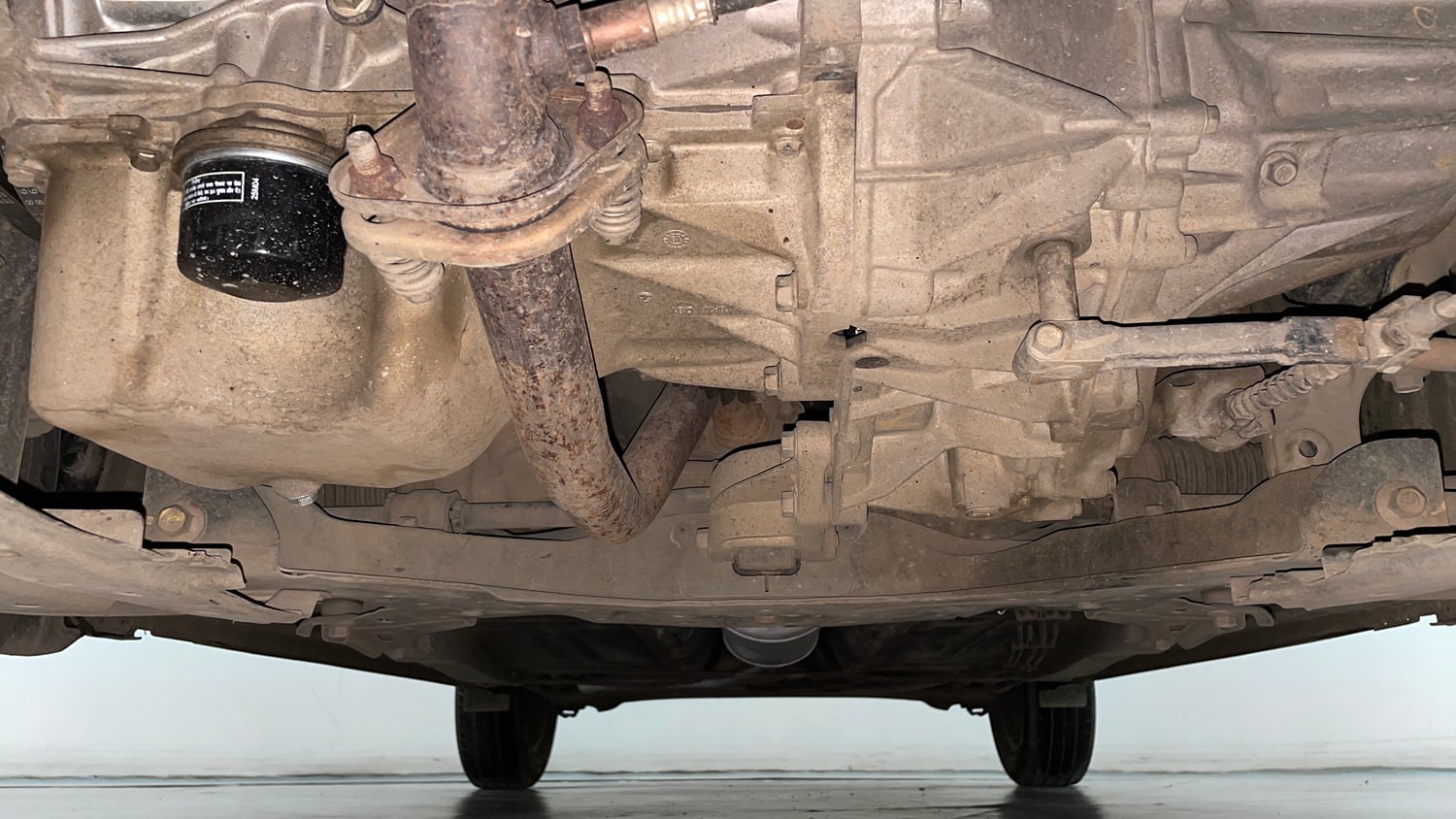 Used 2019 Maruti Suzuki Baleno Delta Petrol Manual extra FRONT LEFT UNDERBODY VIEW