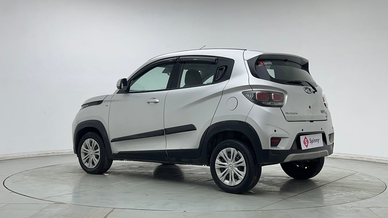 Used 2018 Mahindra KUV100 NXT K6 Plus 6 STR Petrol Manual exterior LEFT REAR CORNER VIEW