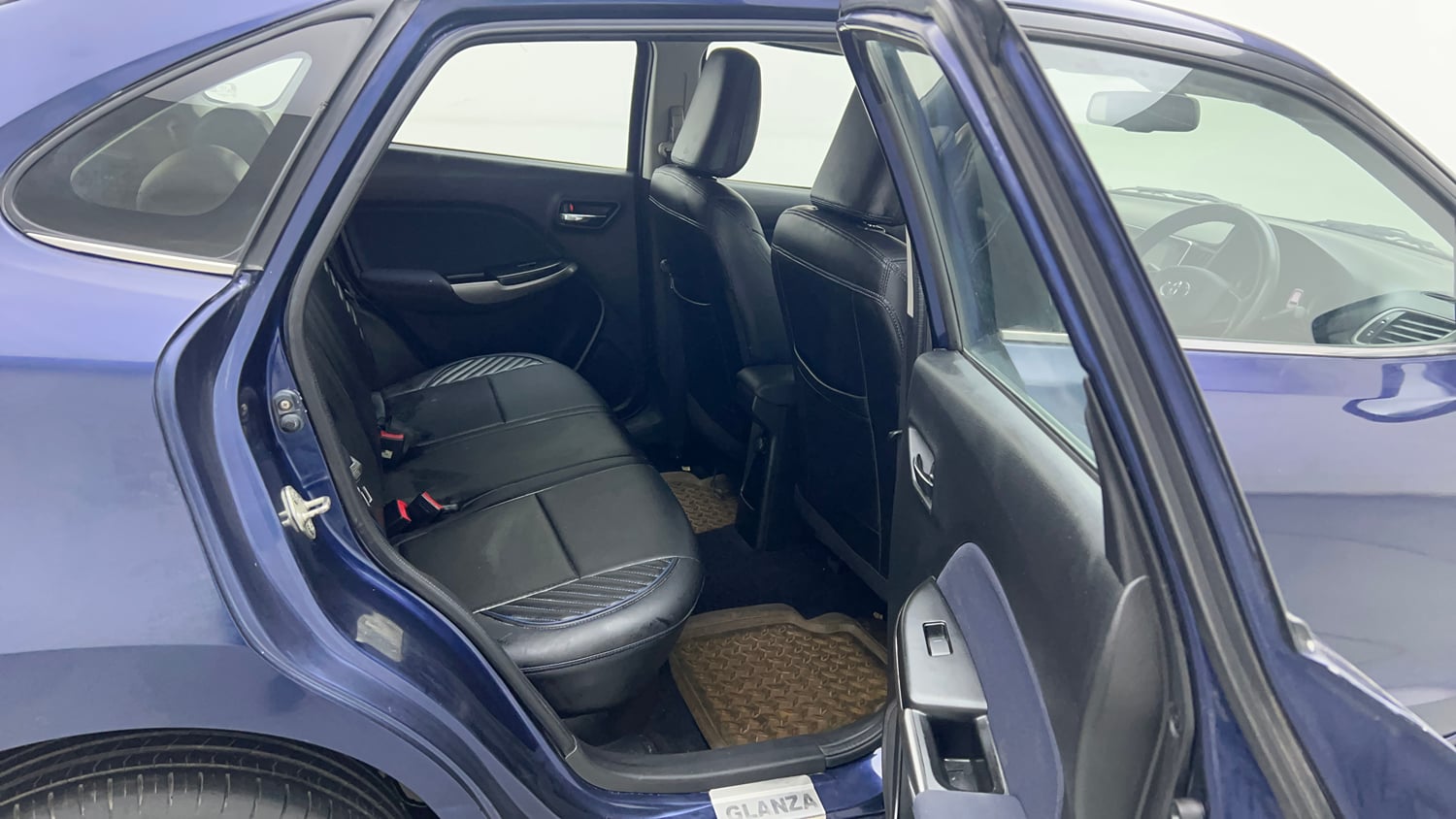Used 2019 Toyota Glanza G Petrol Manual interior RIGHT SIDE REAR DOOR CABIN VIEW