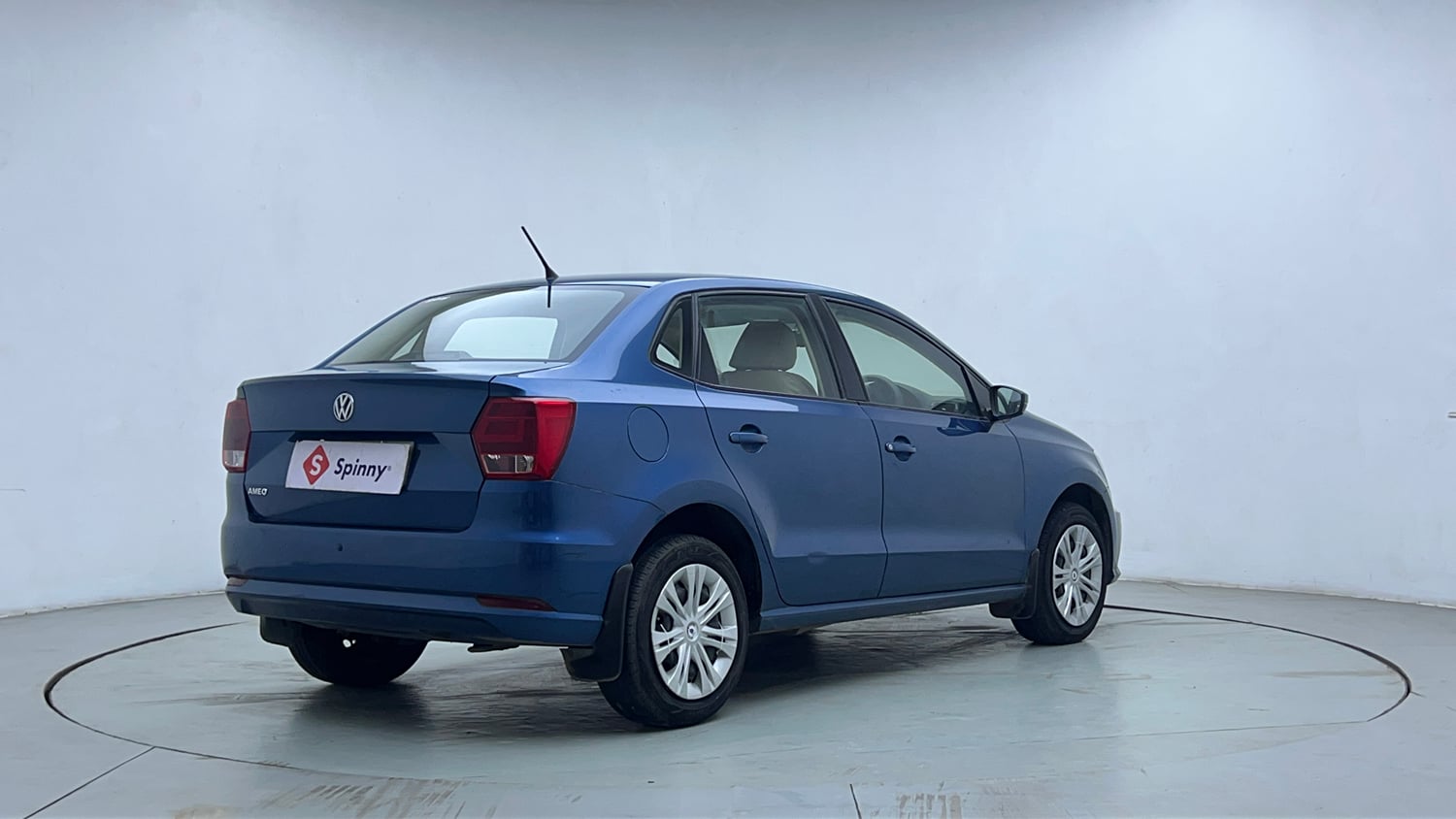 Used 2016 Volkswagen Ameo Comfortline 1.2L (P) Petrol Manual exterior RIGHT REAR CORNER VIEW