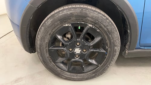 Used 2017 Maruti Suzuki Ignis Alpha 1.2 MT Petrol Manual tyres LEFT FRONT TYRE RIM VIEW