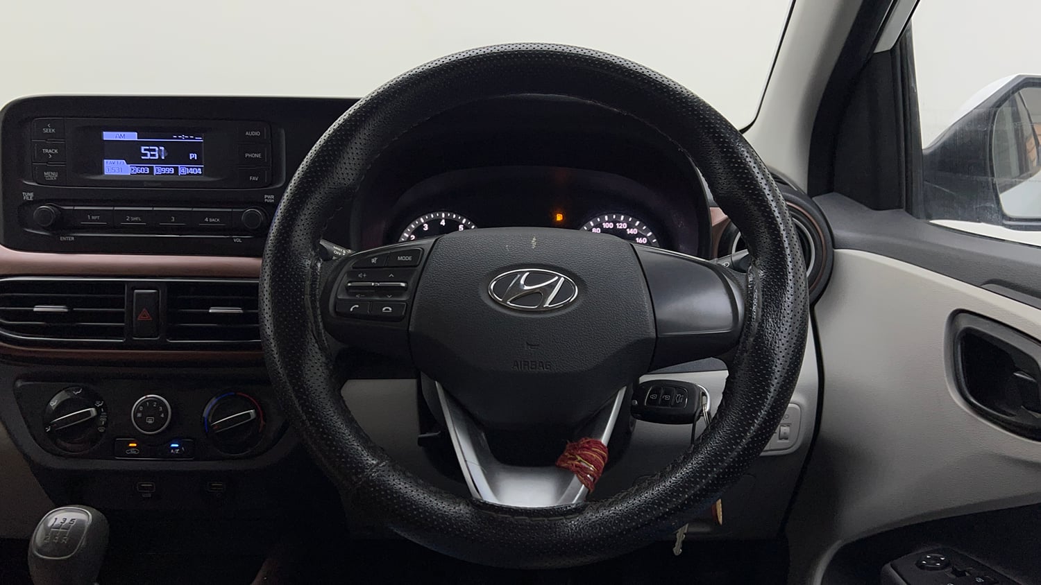 Used 2022 Hyundai Aura S 1.2 CNG Cng Manual interior STEERING VIEW
