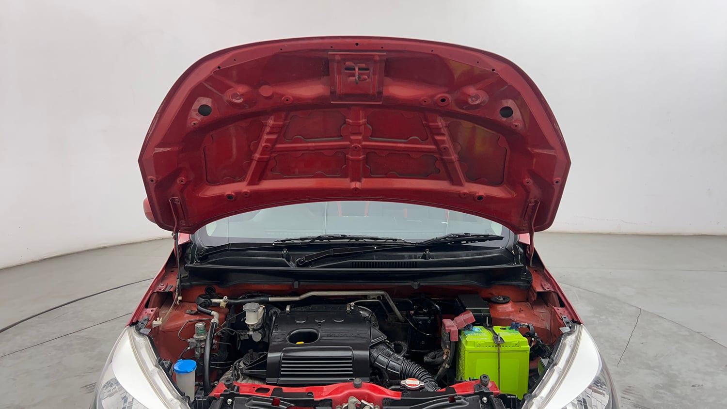 Used 2015 Maruti Suzuki Celerio VXi Petrol Manual engine ENGINE & BONNET OPEN FRONT VIEW