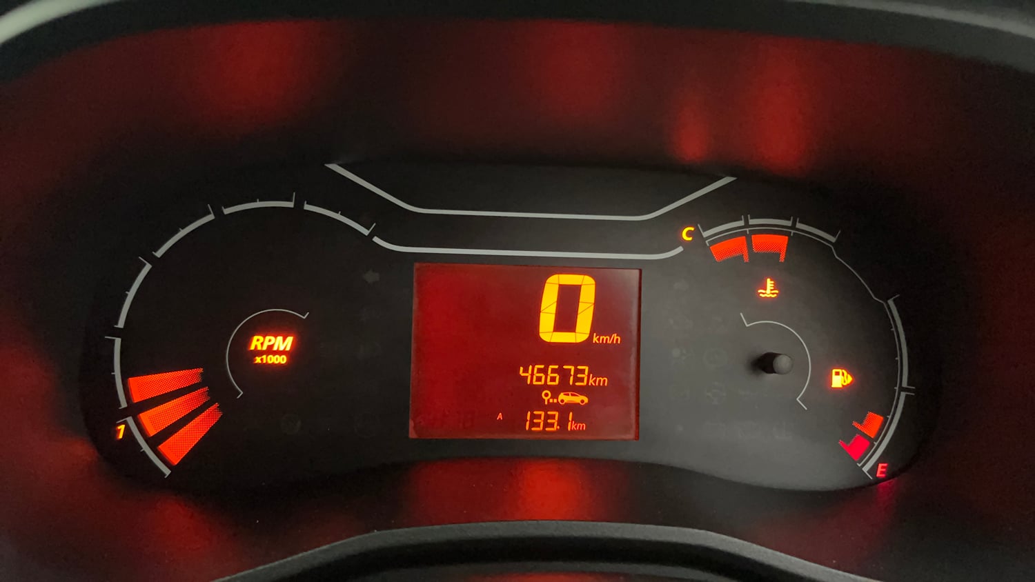 Used 2021 Renault Kwid RXL Petrol Manual interior CLUSTERMETER VIEW