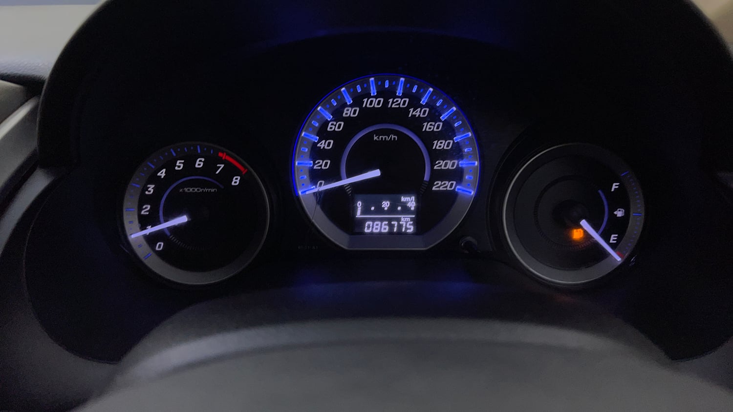 Used 2012 Honda City 1.5 E MT Petrol Manual interior CLUSTERMETER VIEW