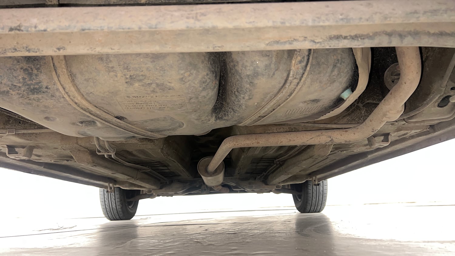 Used 2015 Maruti Suzuki Celerio VXi Petrol Manual extra REAR UNDERBODY VIEW (TAKEN FROM REAR)