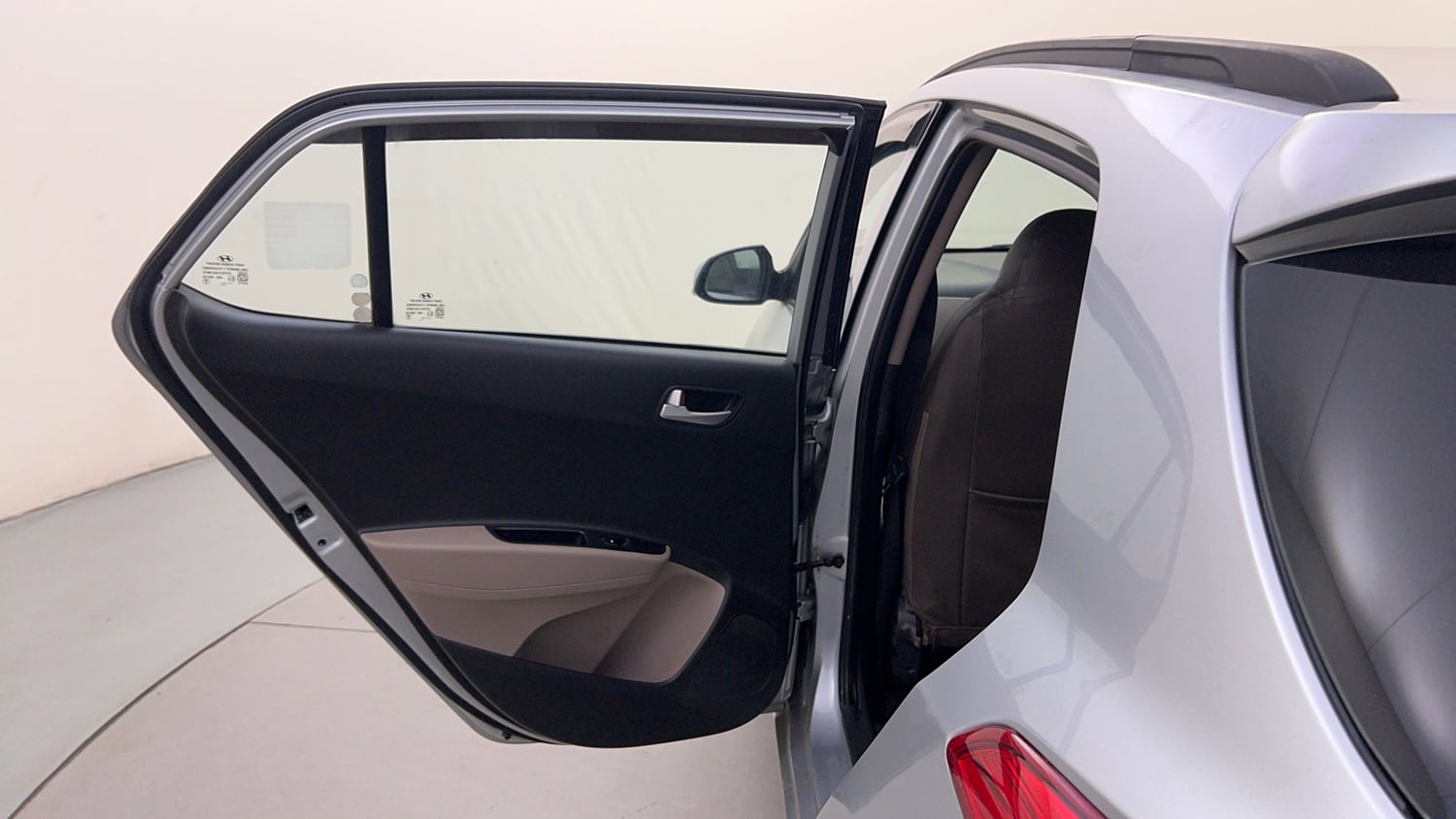 Used 2019 Hyundai Grand i10 Sportz 1.2 Kappa VTVT Petrol Manual interior LEFT REAR DOOR OPEN VIEW