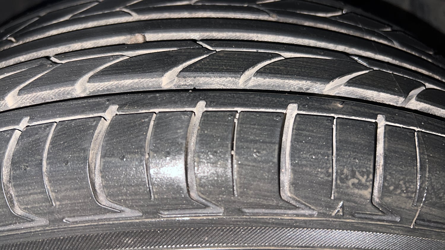 Used 2021 Honda Amaze VX MT 1.5 Diesel Diesel Manual tyres RIGHT FRONT TYRE TREAD VIEW