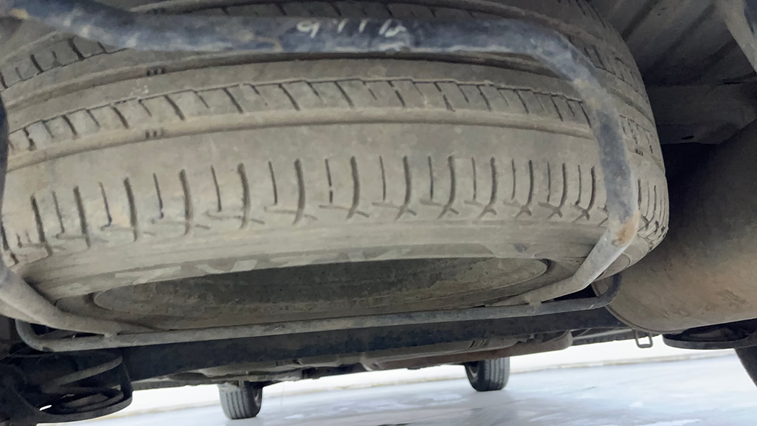 Used 2018 Maruti Suzuki Ertiga ZXI Petrol Manual tyres SPARE TYRE VIEW
